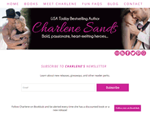 Tablet Screenshot of charlenesands.com